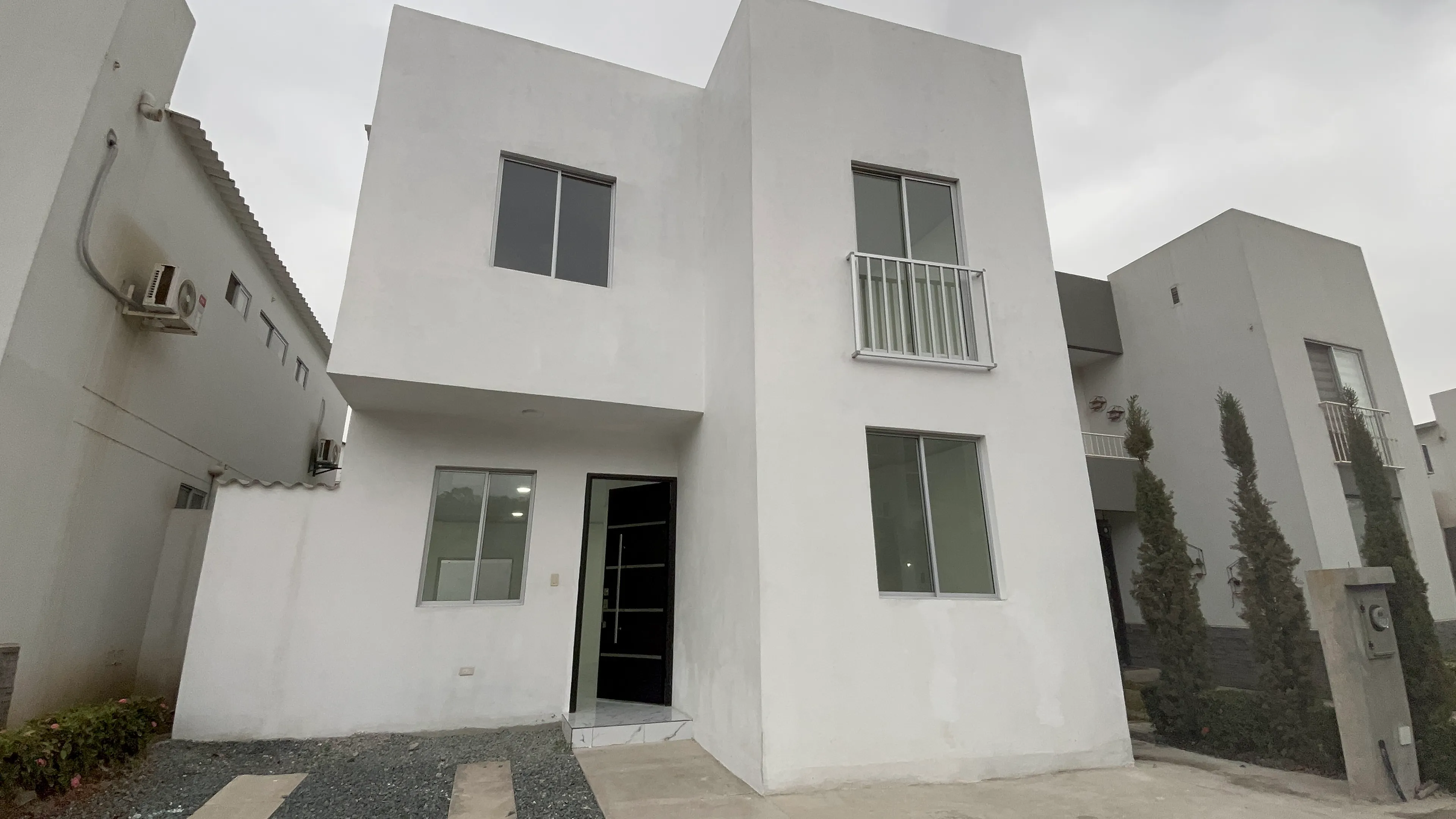Fachada de la casa 